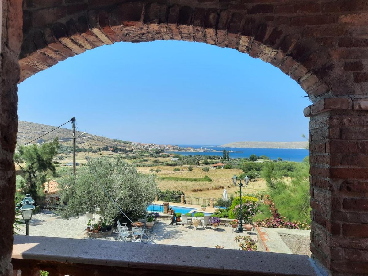 Lesvos Tower House Komninos Sígrion Exterior foto